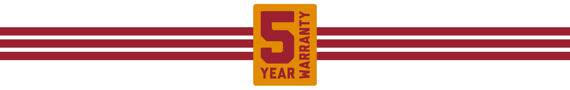 5 års garanti