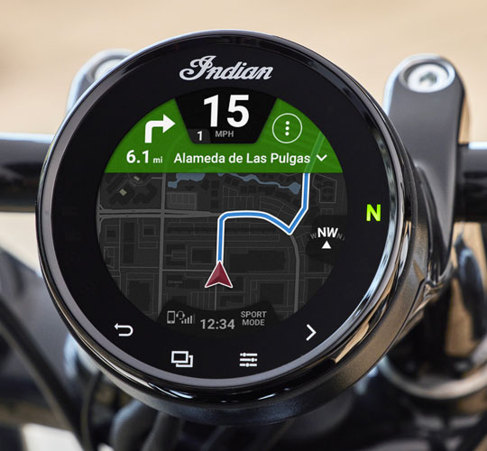 4-tommers berøringsskjerm